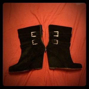 MICHAEL Michael Kors Parker Suede Wedge Boot